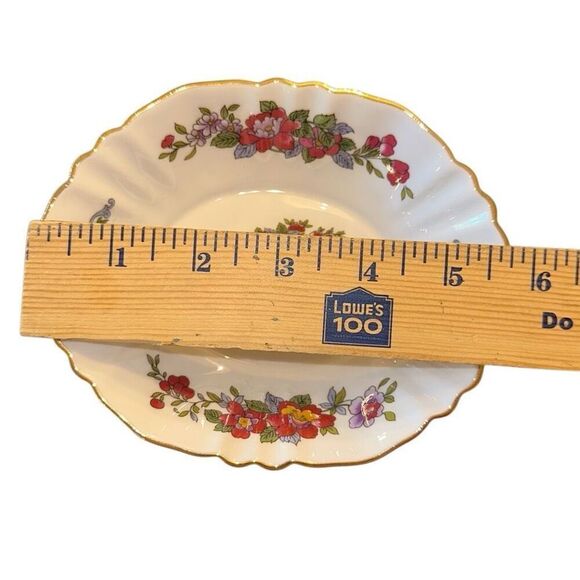 Vintage Paragon Bone China Tree of Kashmir Relish Dish Gold Gilt flowers - Picture 2 of 8